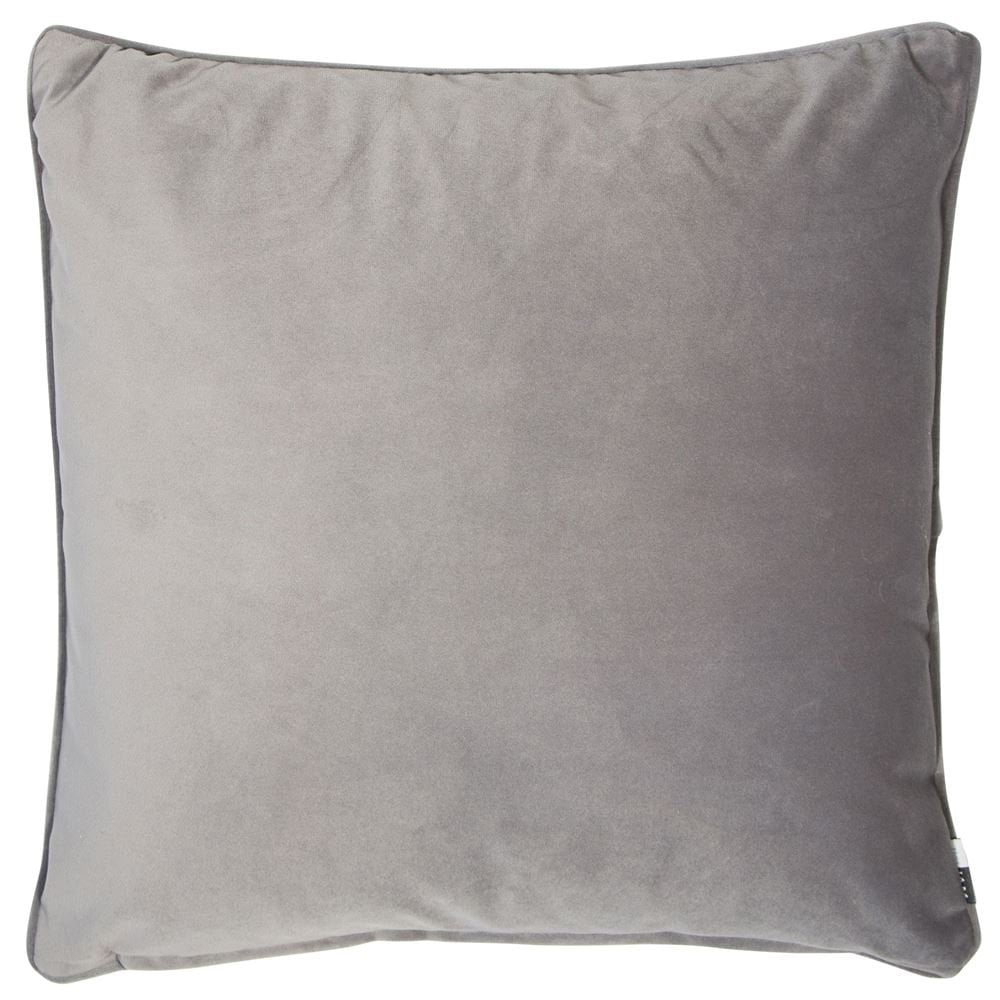 Velvet piped cushion