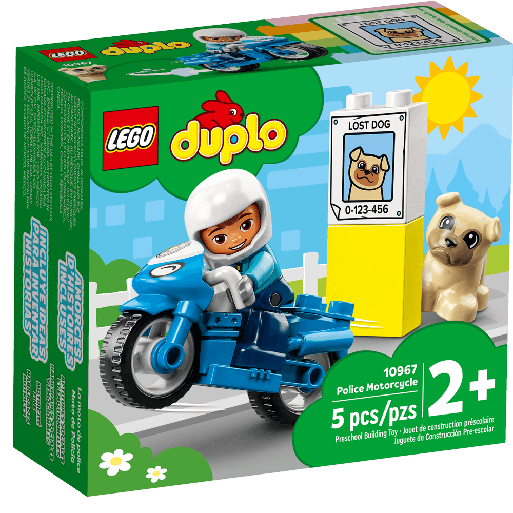 Duplo Police Motorcycle