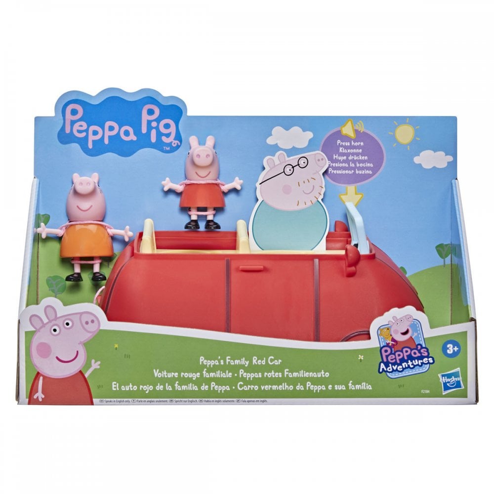 PEP PEPPAS FAMILY RED CAR