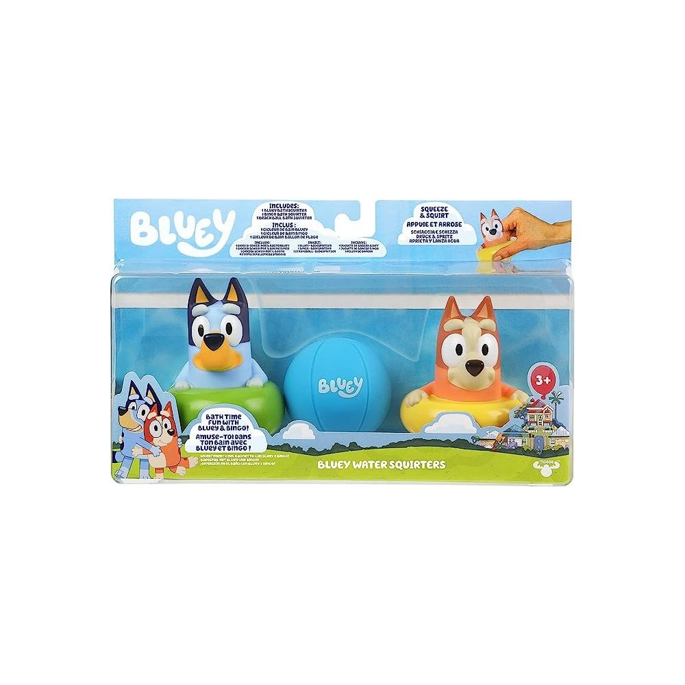 BLUEY S4 BATH SQUIRTERS 3PK