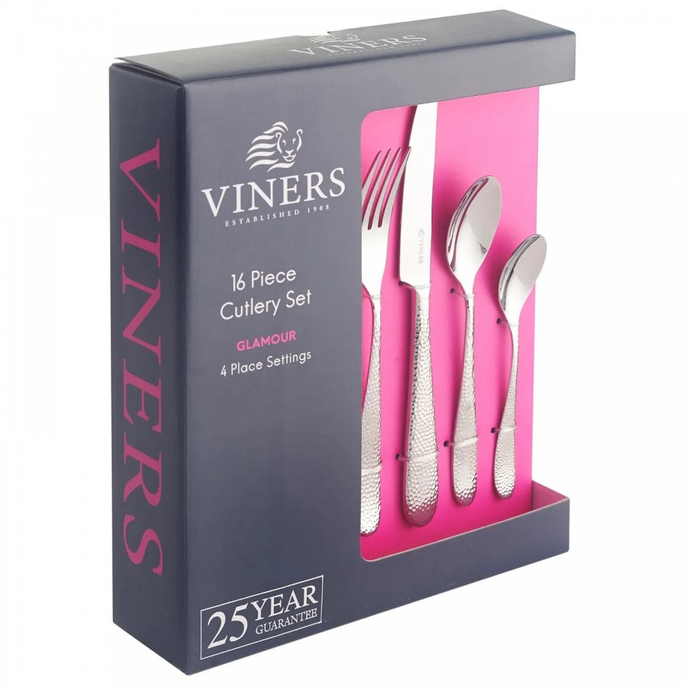 VIN GLAMOUR 18/0 16 PCE CUTLERY SET GIFTBOX