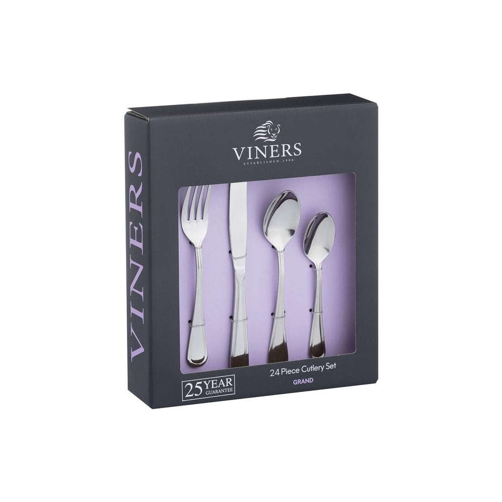 VIN GRAND 18/0 24 PCE CUTLERY SET GIFTBOX