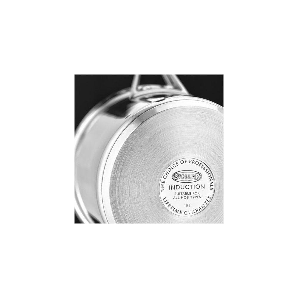 Stellar Induction  5 Piece Draining Saucepan Set