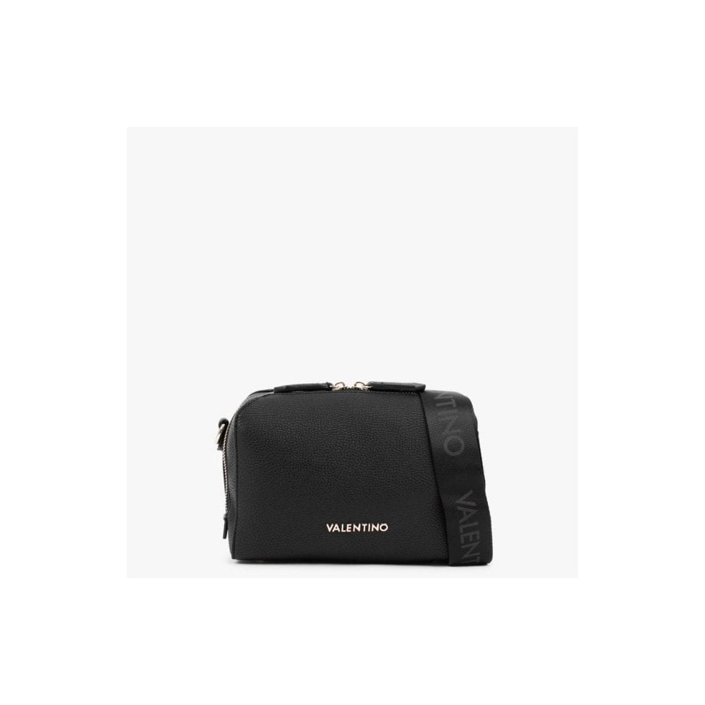 Pattie Haversack Pebbled Black Cross-Body Bag