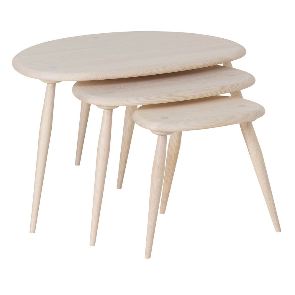 ErcolCollection Pebble Nest Of Tables