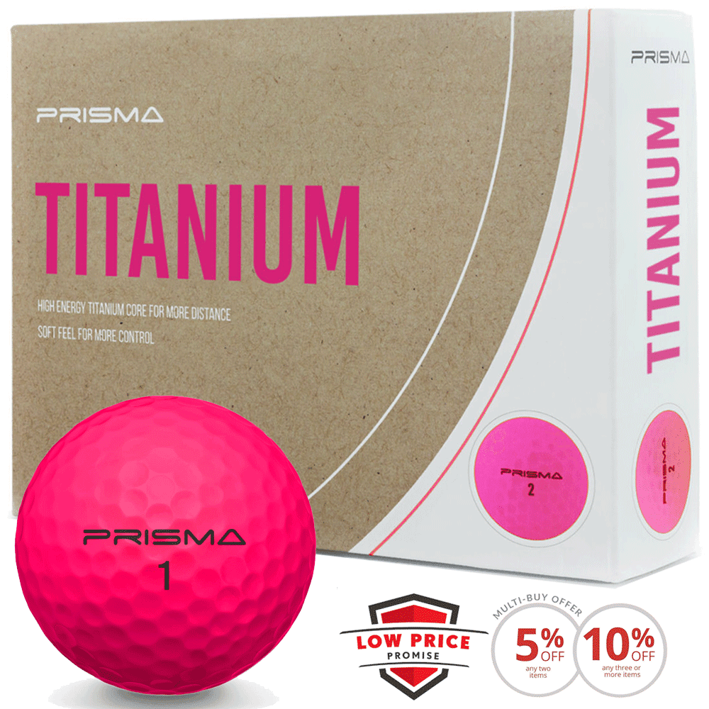 Masters Prisma Titanium Golf Balls (Box of 12)