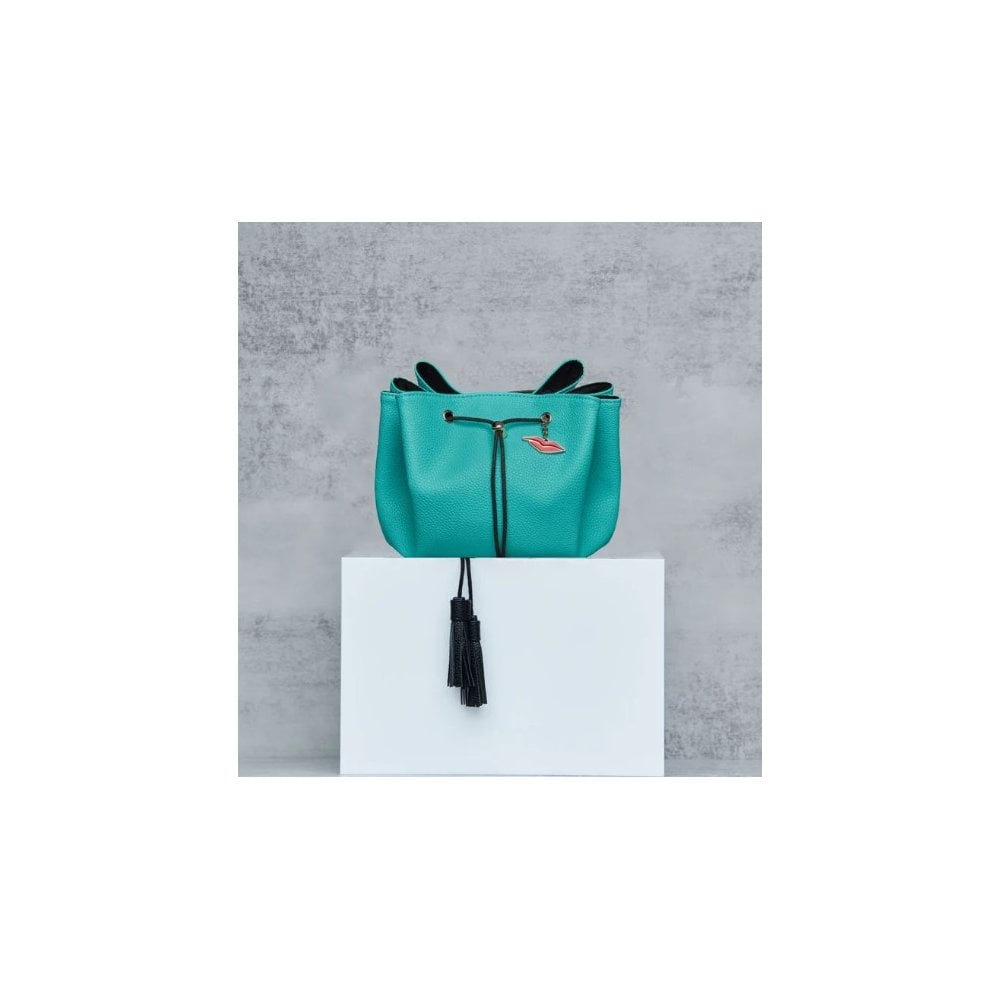 Lay Flat Makeup Bag in Faux Leather