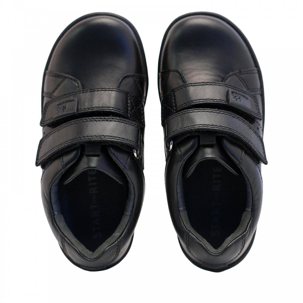Explore leather boys riptape pre-school shoes