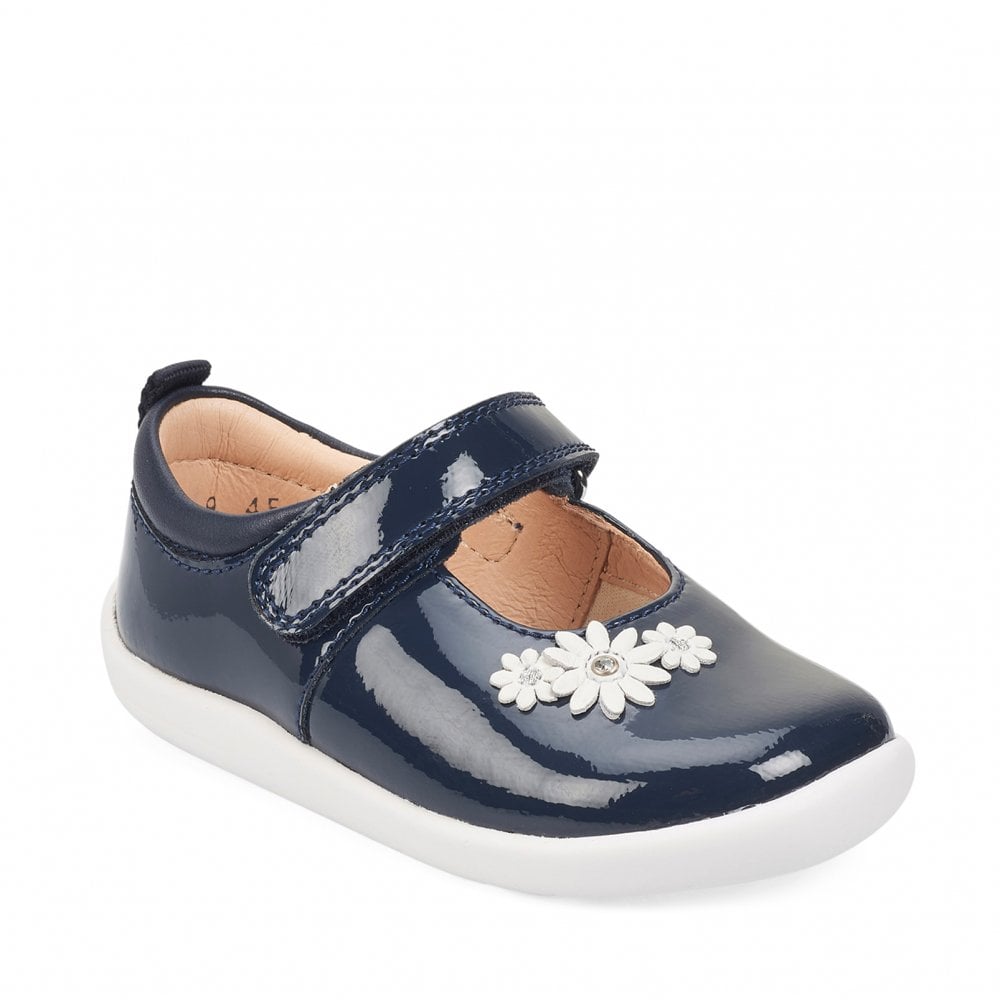 Start Rite Fairy Tale leather girls rip-tape first walking shoes