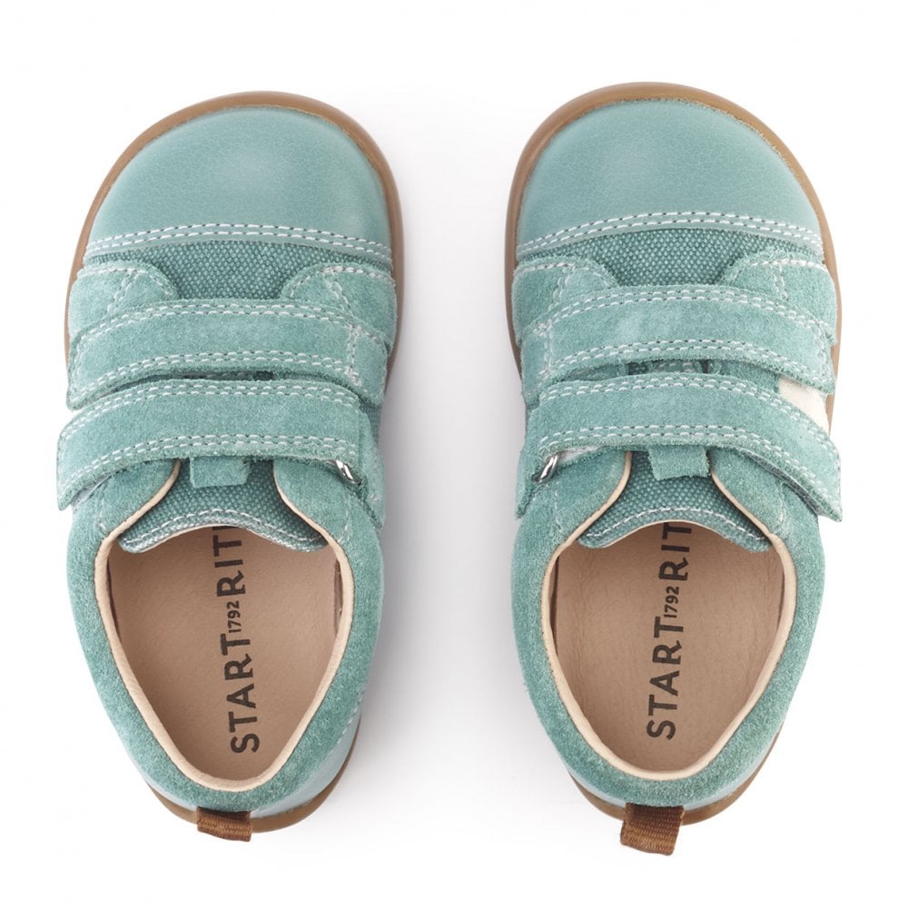 Start Rite Maze leather casual rip-tape first walking shoes