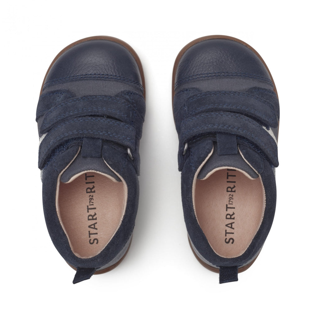 Start Rite Maze leather casual rip-tape first walking shoes