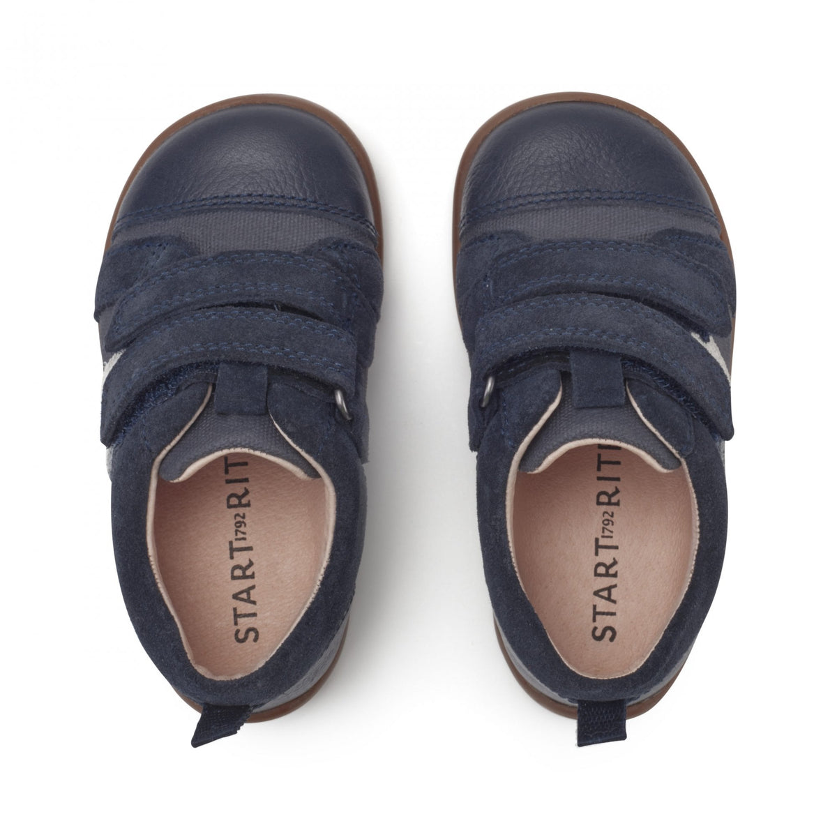 Start Rite Maze leather casual rip-tape first walking shoes