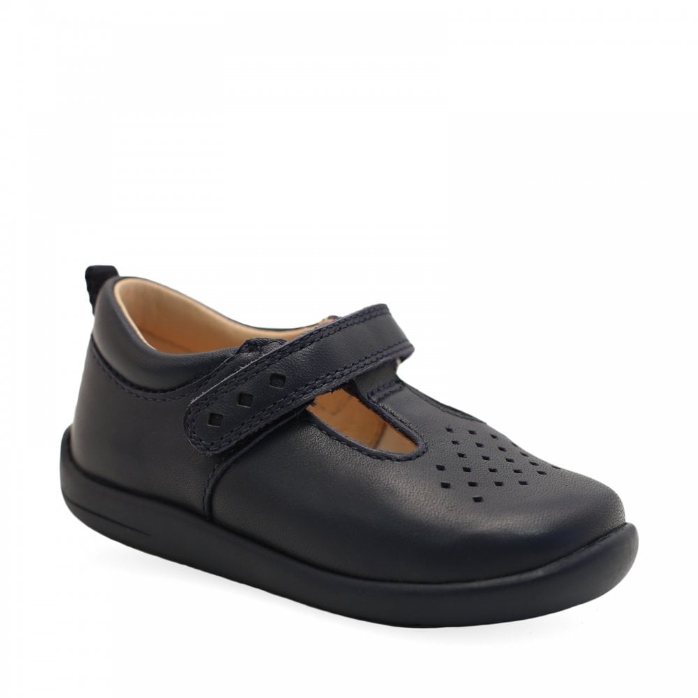 Jigsaw leather boys rip-tape first walking shoes