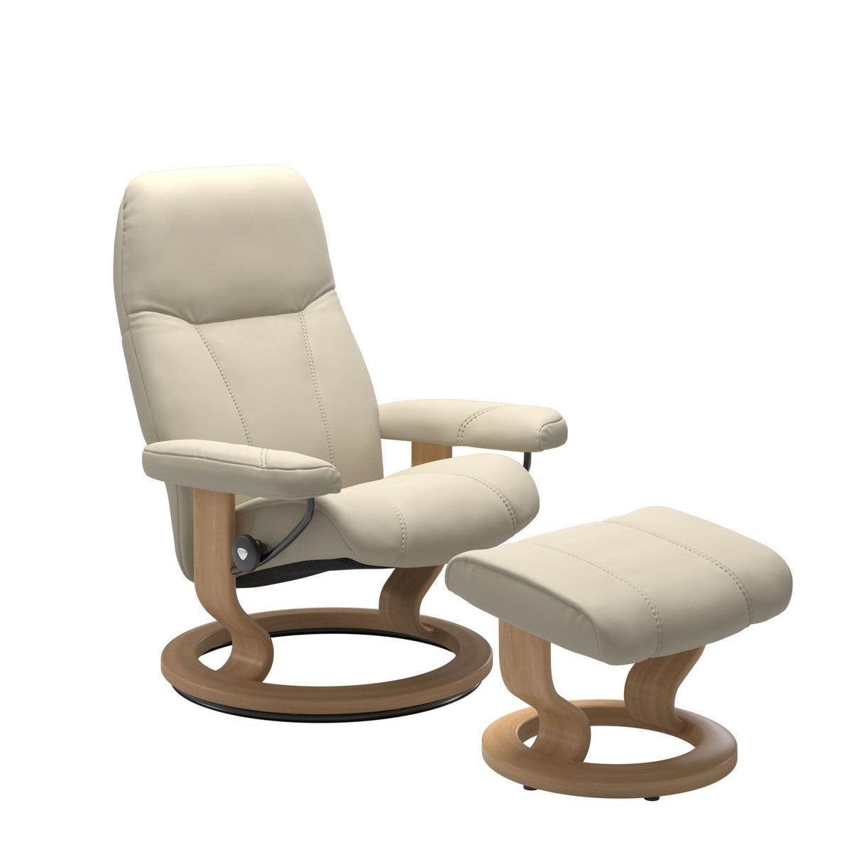 Consul Recliner with Footstool - QUICKSHIP