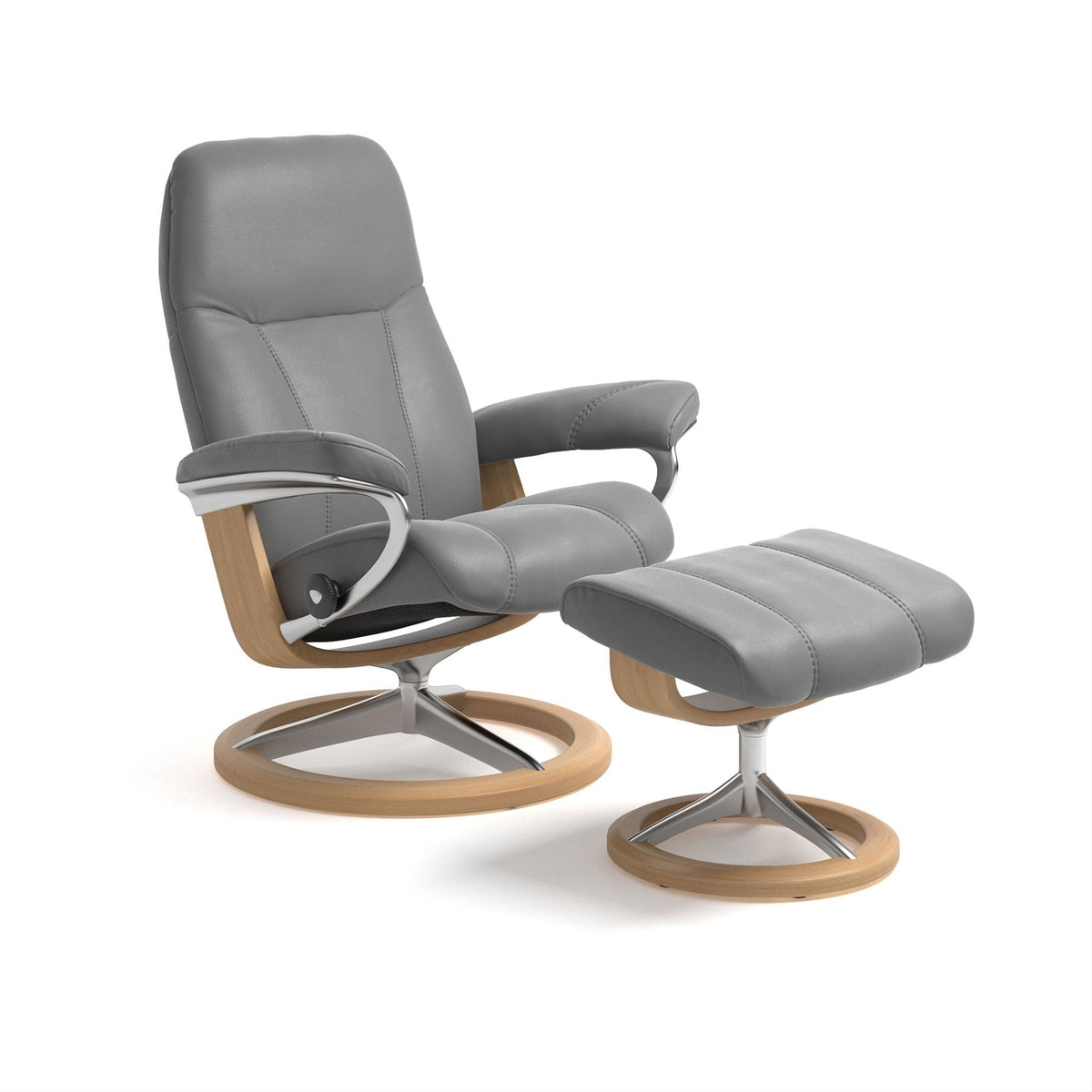 Consul Recliner with Footstool - QUICKSHIP