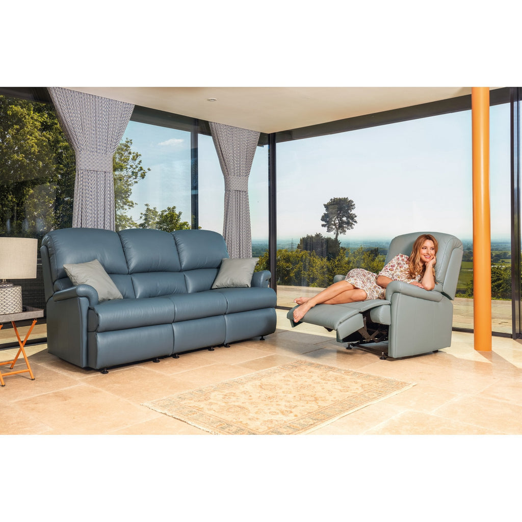 Nevada Reclining 3-Seater Sofa