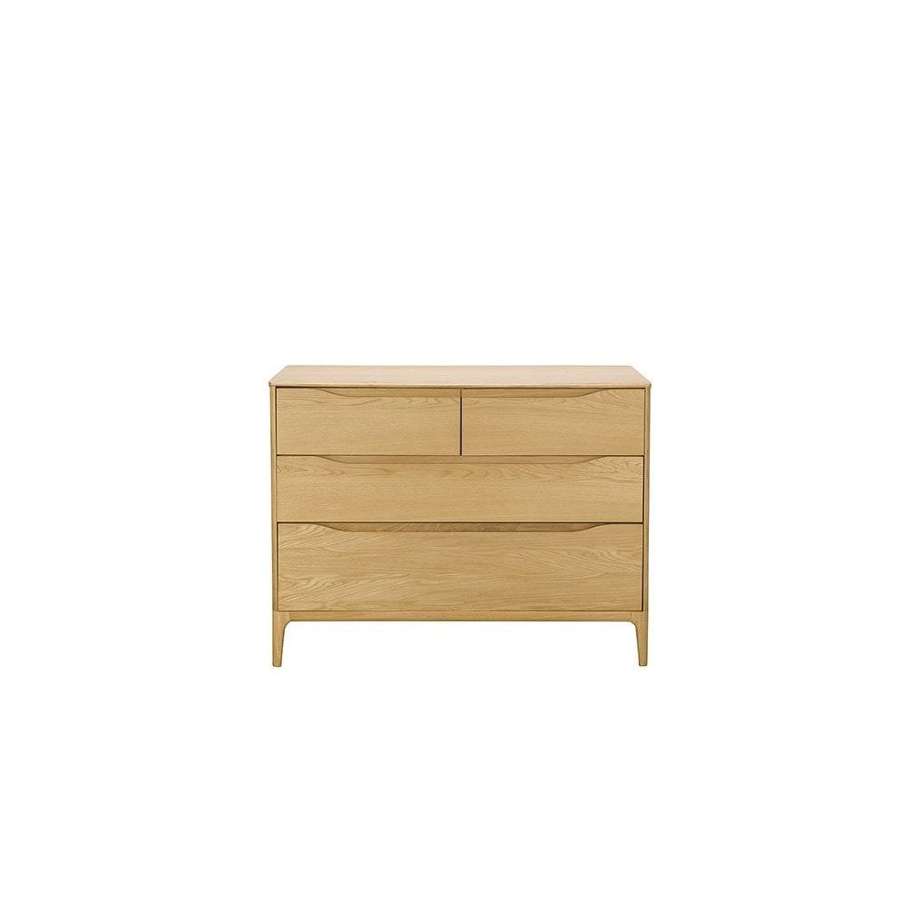 Rimini Bedroom 4 Drawer Low Wide Chest
