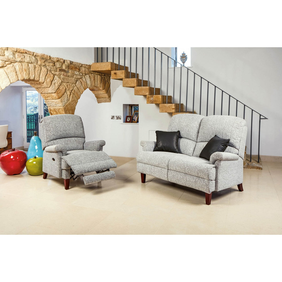 Nevada Classic Standard Fixed 2 Seater Sofa