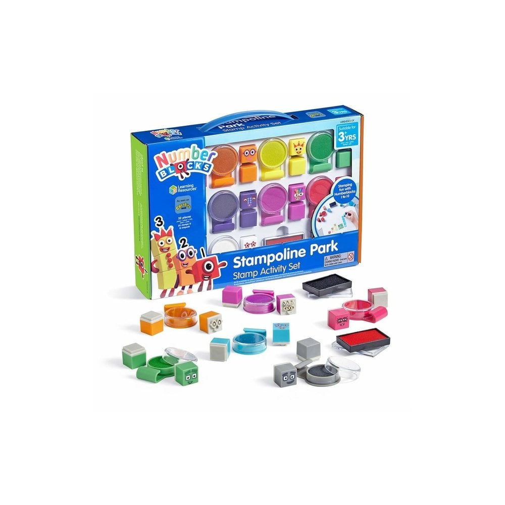 Numberblocks Stampoline Park Stamp Activity Set