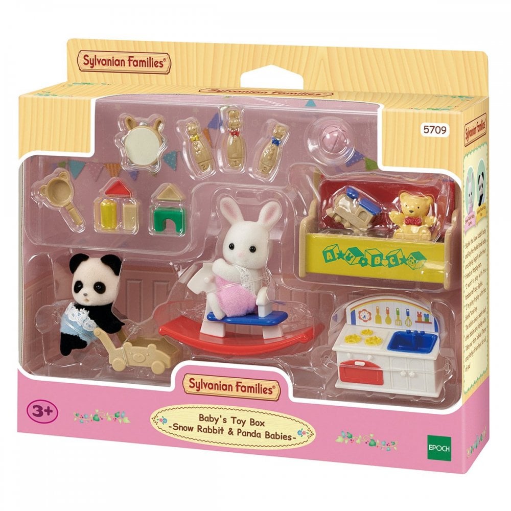 Babys Toy Box - Snow Rabbit & Panda Babies