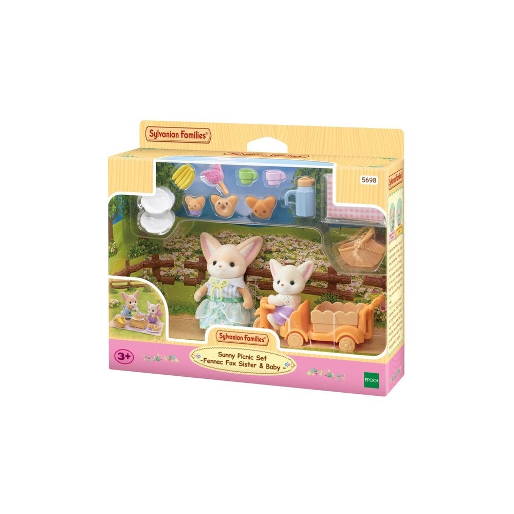 Sunny Picnic Set -Fennec Fox Sister & Baby -