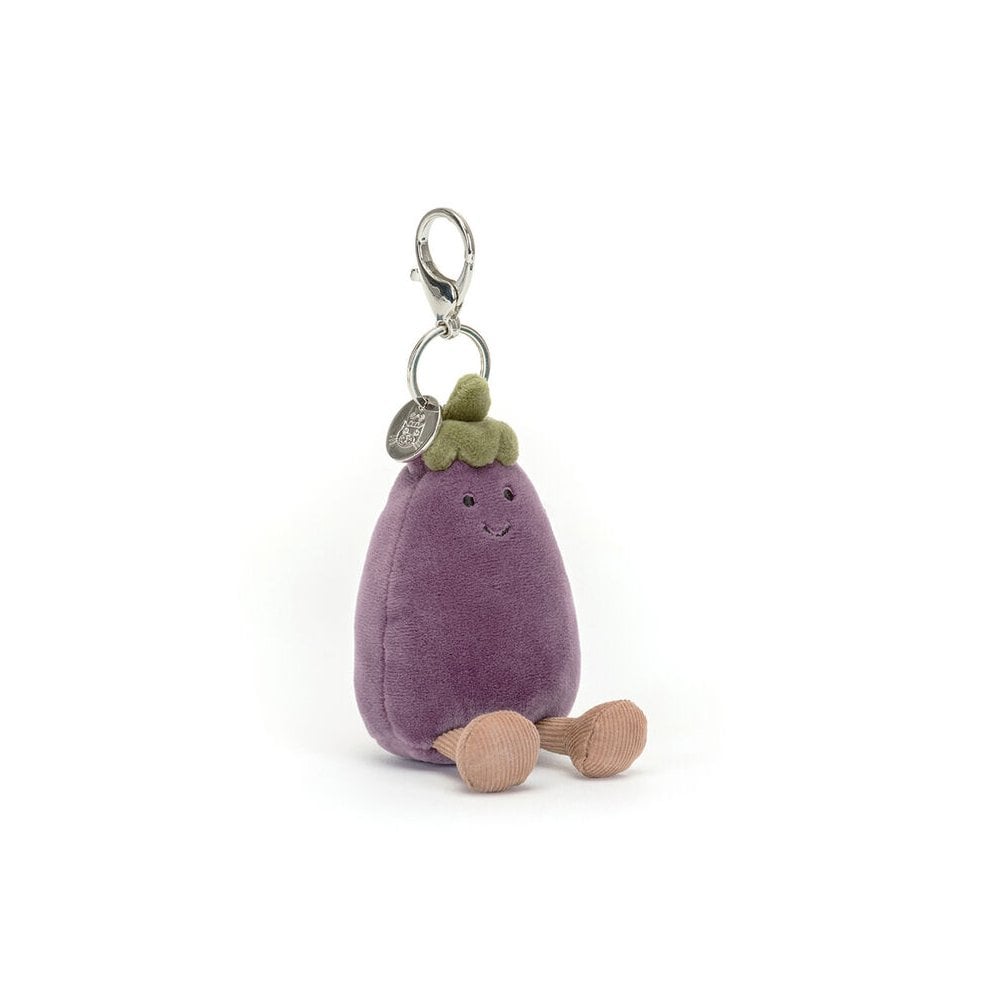 Vivacious Aubergine Bag Charm