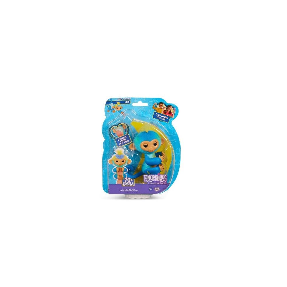 FINGERLINGS MONKEY BLUE - LEO