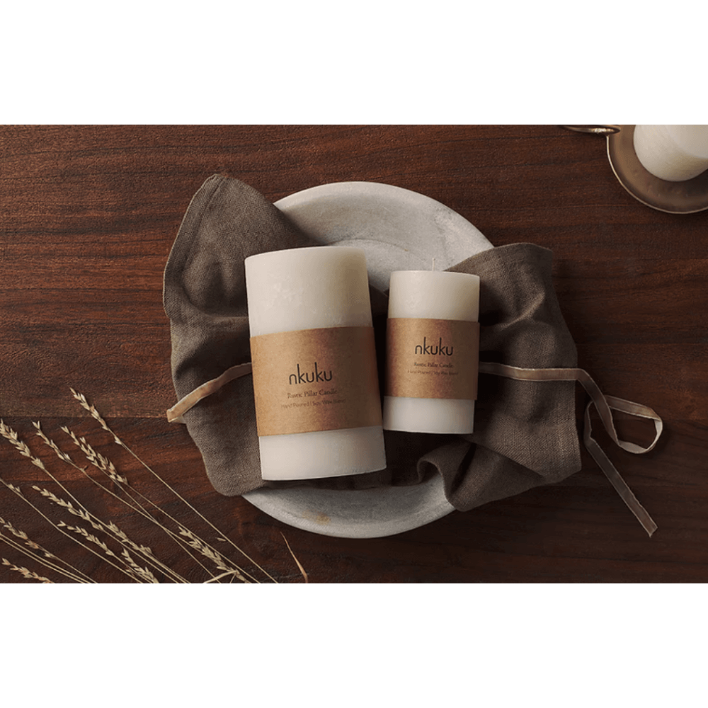 Rustic Soy Blend Pillar Candle