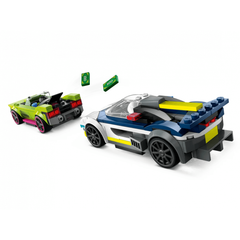 Police Car and Muscle Car Chase