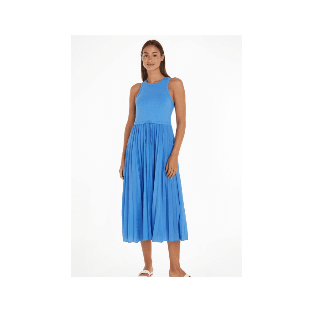 RIB TANK PLEATED DRE  C30