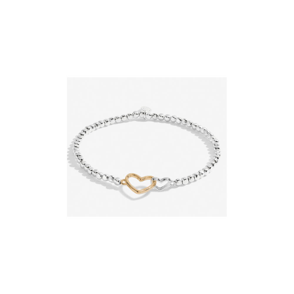 FOREVER YOURS | YOU ARE ALWAYS IN MY HEART | Silver and Gold | Bracelet | 17.5cm stretch