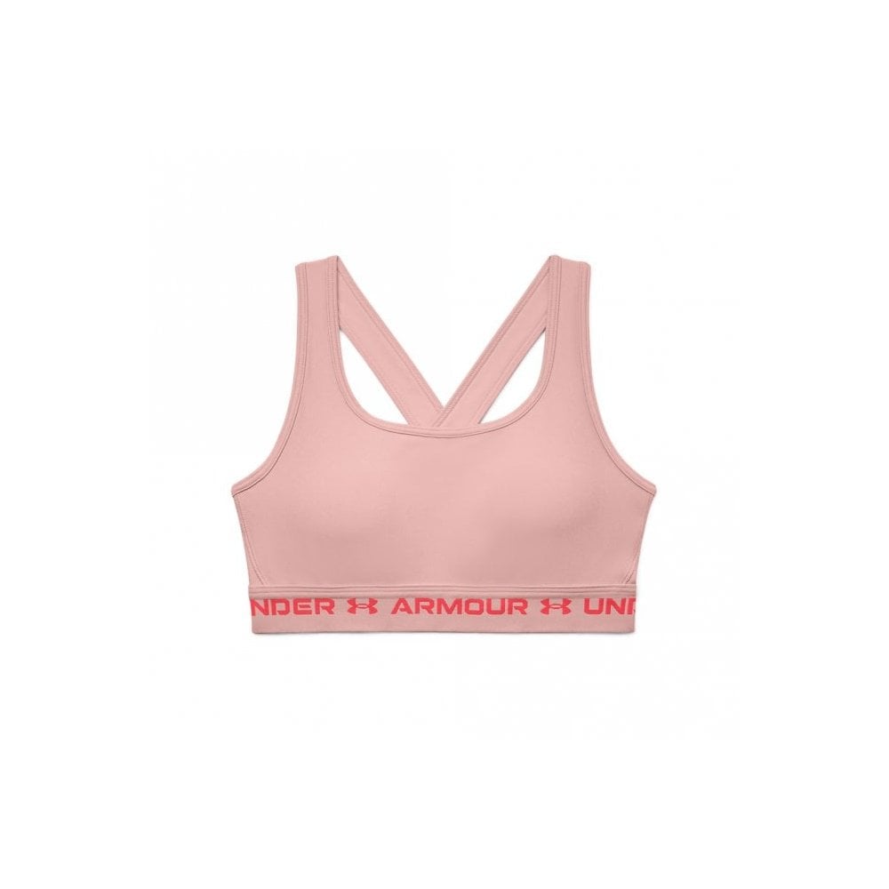 Womens Armour Mid Crossback Heather Sports Bra
