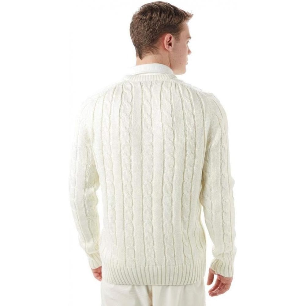 CABLE SWEATER - CREAM
