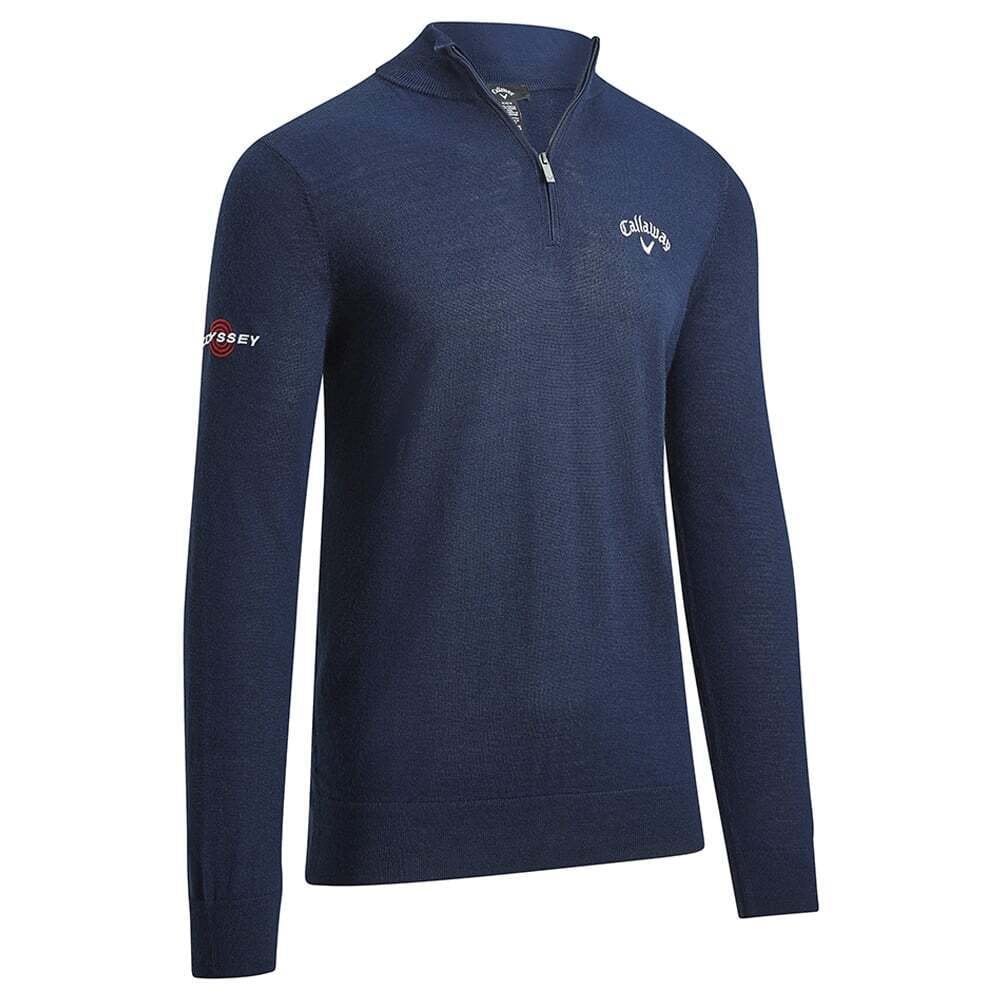 1/4 Zip Blended Merino Sweater