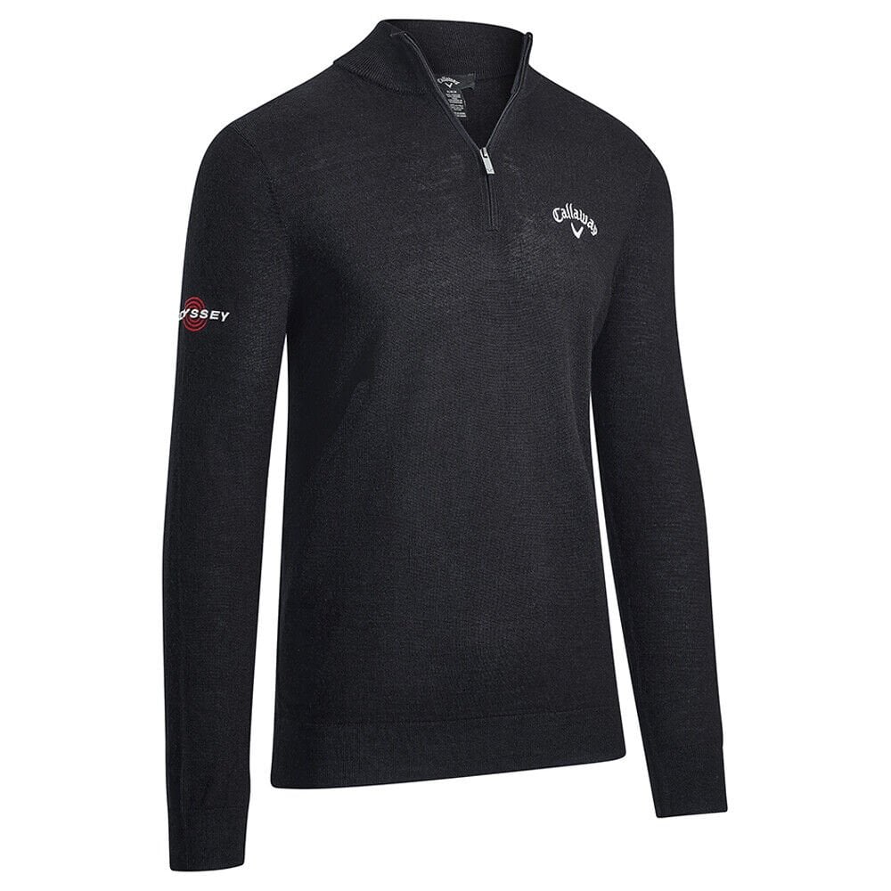 1/4 Zip Blended Merino Sweater
