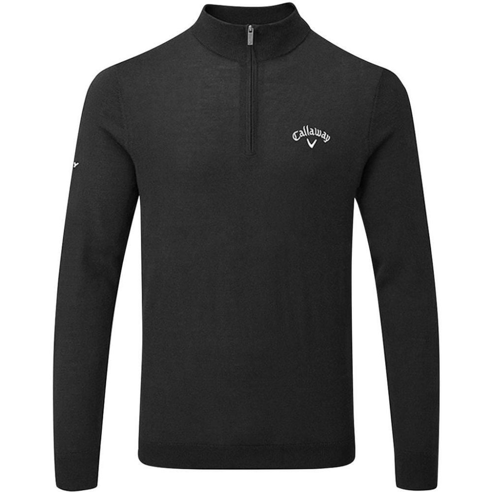 1/4 Zip Blended Merino Sweater