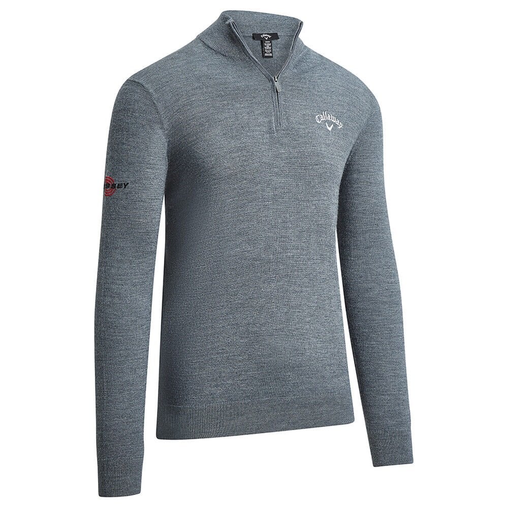 1/4 Zip Blended Merino Sweater