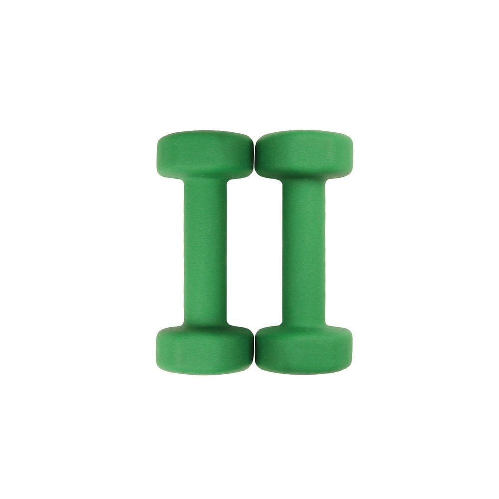 1.5kg Neoprene Dumbbells - Green (Pair)