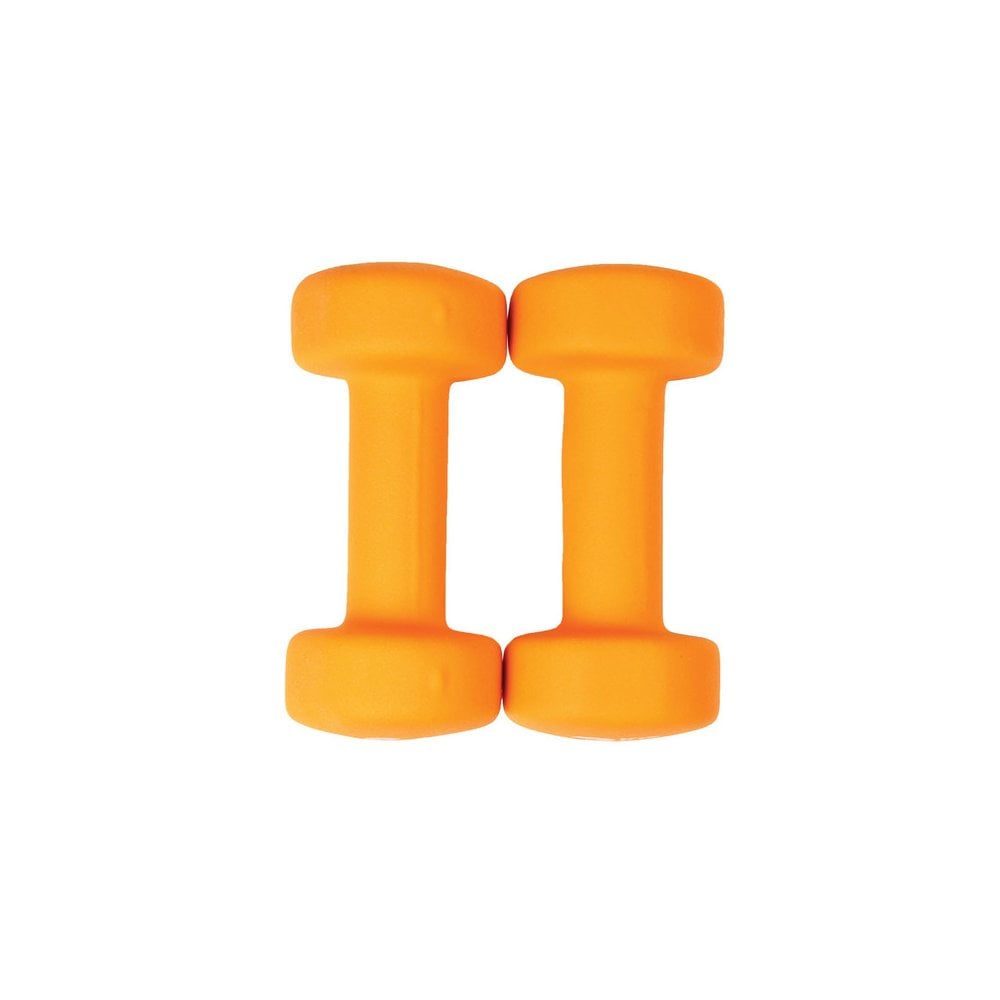 3kg Neoprene Dumbbells - Orange (Pair)