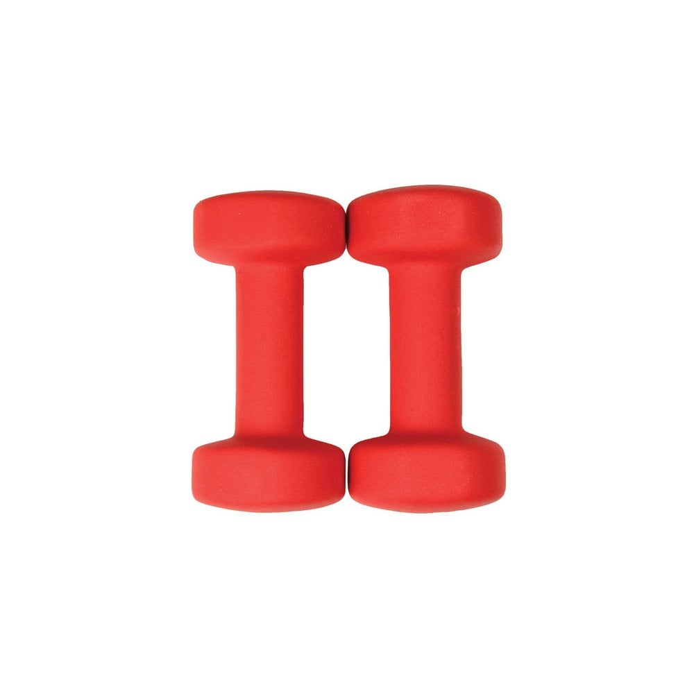 4kg Neoprene Dumbbells - Red (Pair)