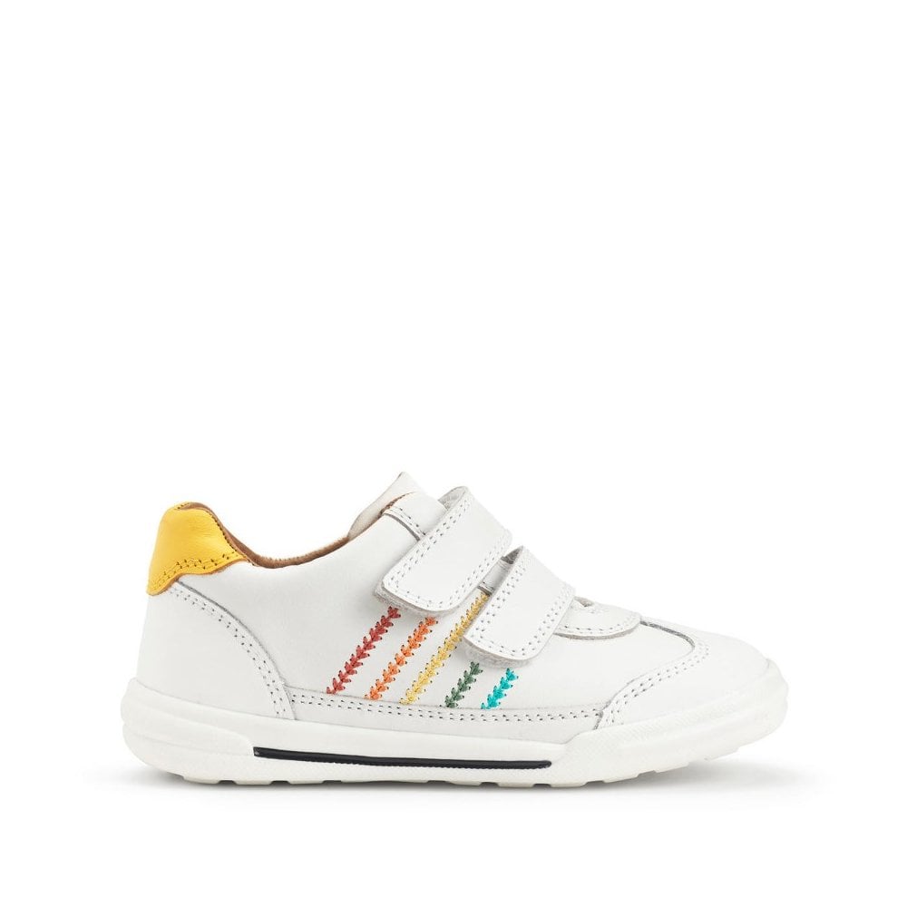 Roundabout Leather Rip-Tape Pre-School Casual Shoes