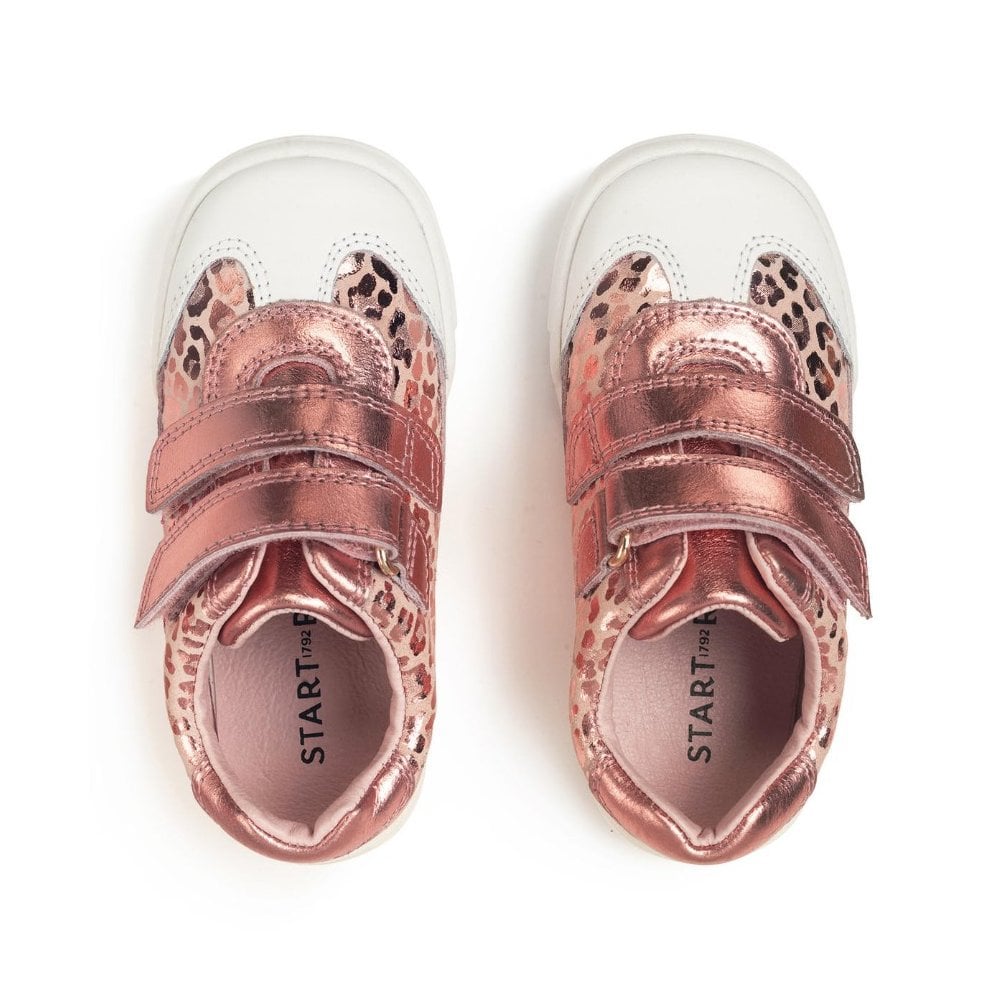 Roundabout Leather Rip-Tape Pre-School Casual Shoes
