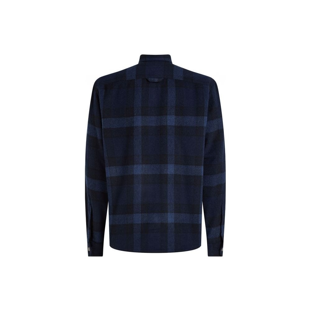 Wool Blend Check Ove