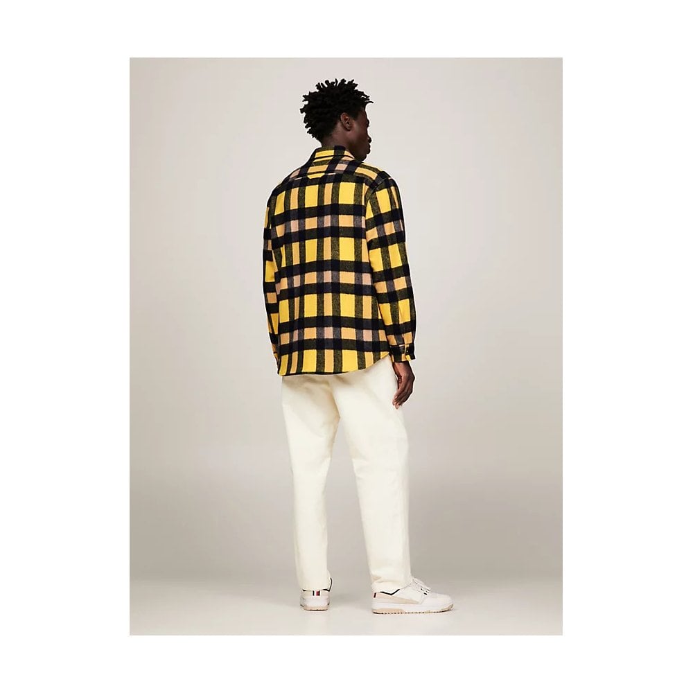 Wool Blend Check Ove