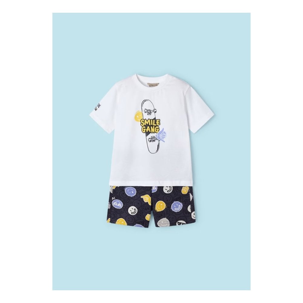 Printed knit set