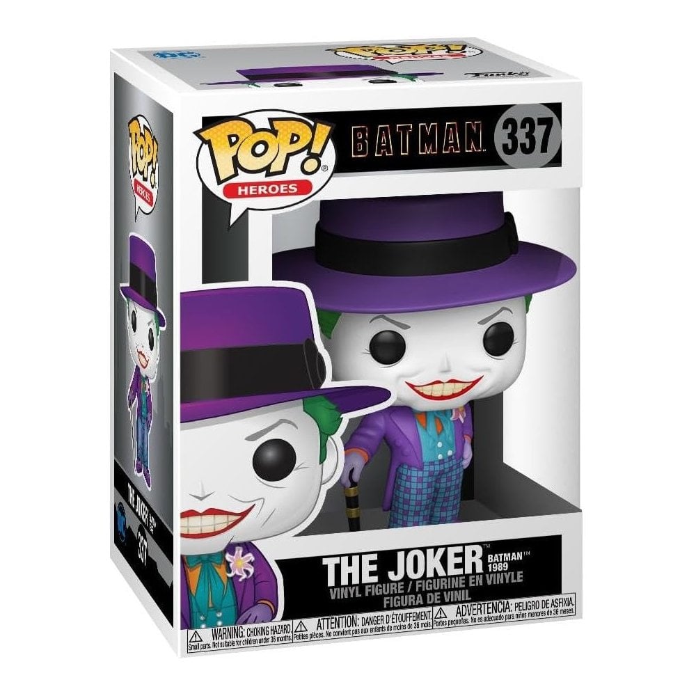 POP Heroes:Batman 1989-Joker w/Hat w/Chase