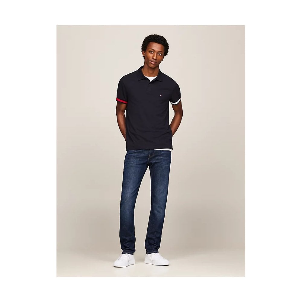 FLAG CUFF SLIM POLO