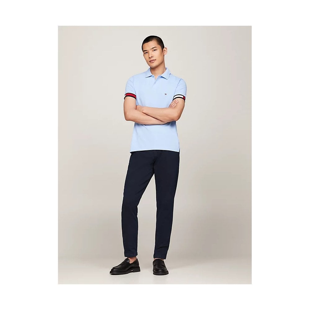 FLAG CUFF SLIM POLO