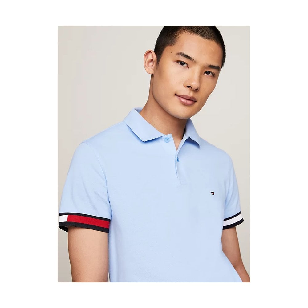 FLAG CUFF SLIM POLO