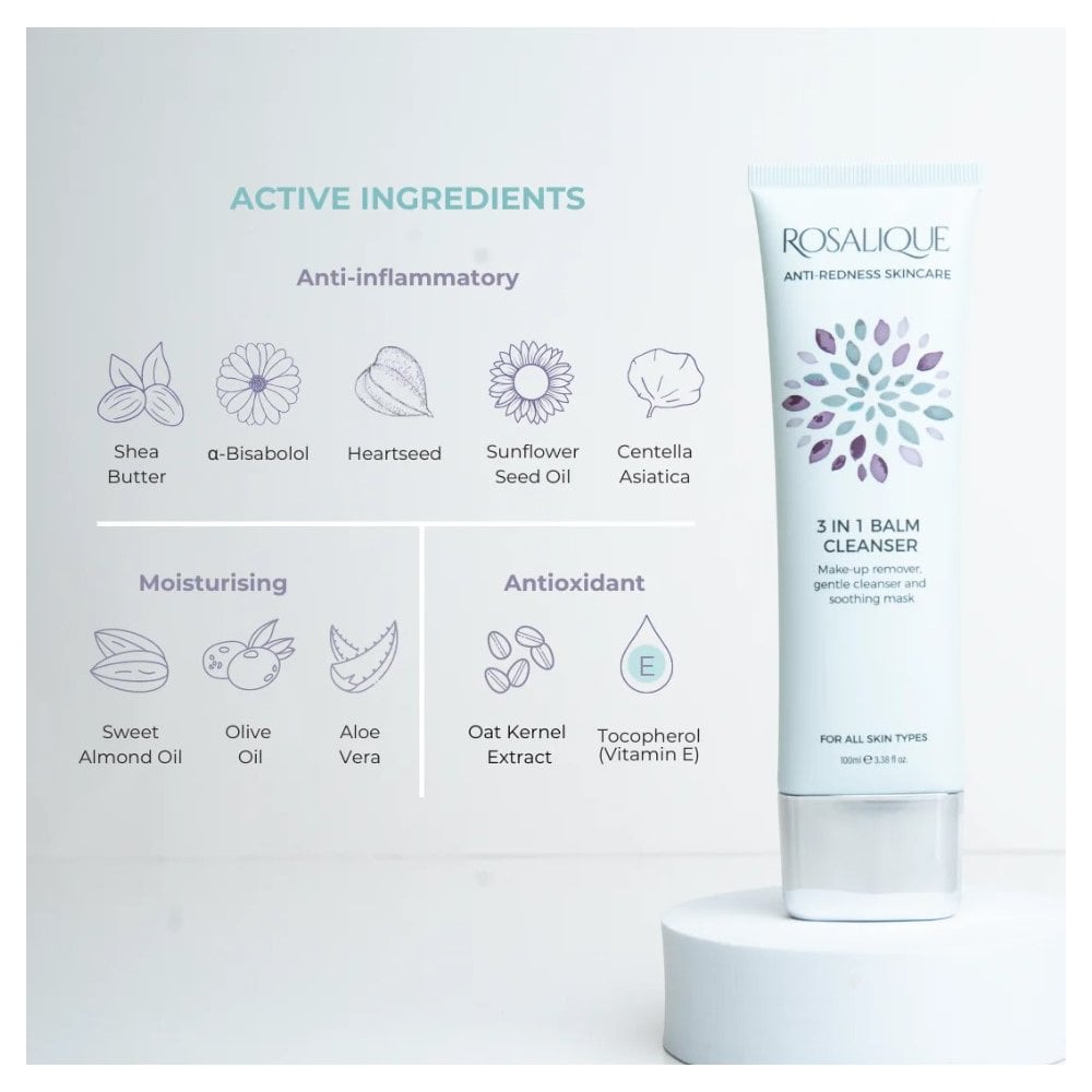 Rosalique 3 in 1 Balm Cleanser